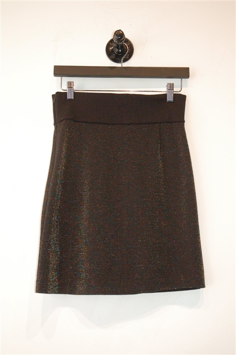 Sparkly Black See by Chloe Pencil Skirt, size 6