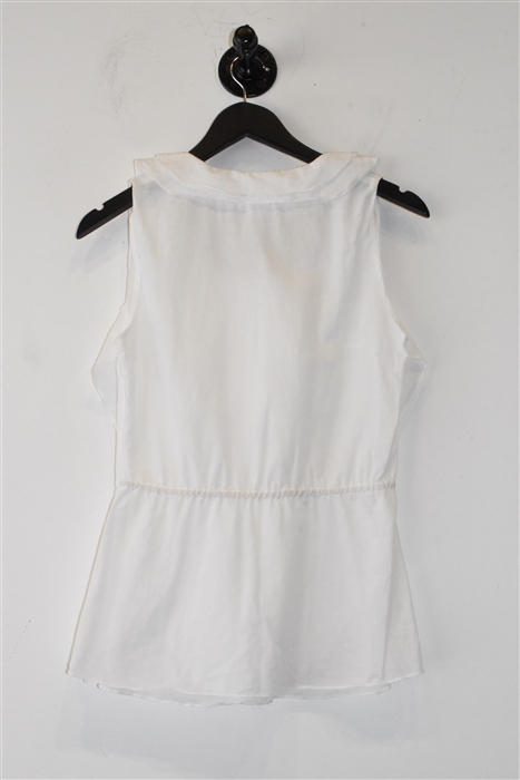 Bright White Oscar de la Renta Sleeveless, size 6
