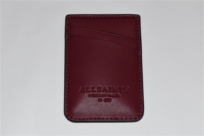 Oxblood All Saints Card Holder, size O/S
