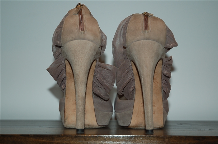 Taupe Fendi Sandal, size 7.5