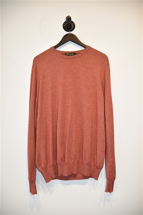 Rust Loro Piana Pullover, size XL