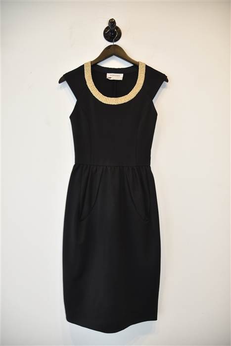 Black Saint Laurent Sheath Dress, size 4