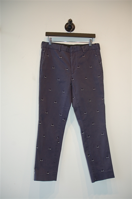 Navy Fendi Trousers, size 32