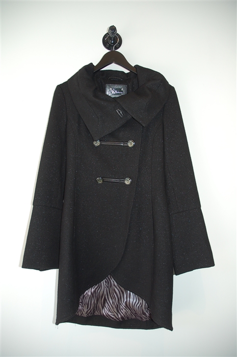 Basic Black Mackage Coat, size S