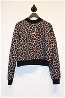 Animal Print MSGM Sweatshirt, size L