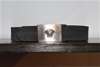 Black Suede Gianni Versace - Vintage Belt, size L