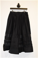 Basic Black Alice + Olivia A-Line Skirt, size L