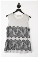 Heather Gray Jason Wu Shell, size M