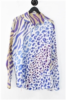 Animal Print Gianni Versace - Vintage Button Shirt, size XL