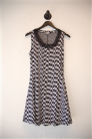 Black & White Kenzo A-Line Dress, size M