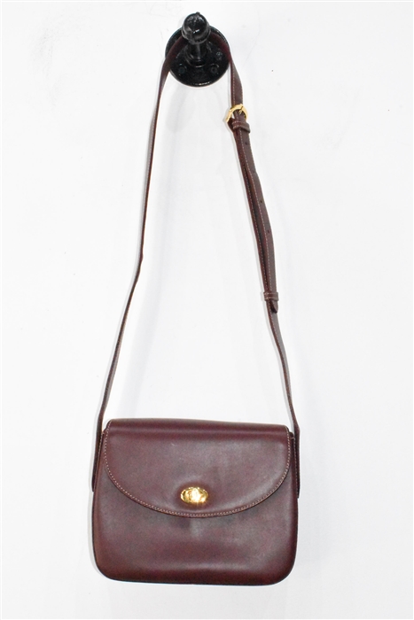 Burgundy Cartier Shoulder Bag, size S