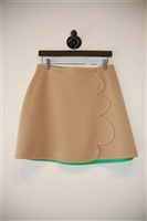 Beige Marie Saint Pierre A-Line Skirt, size M