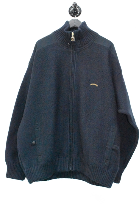 Navy Paul & Shark Zippered Sweater, size 3XL