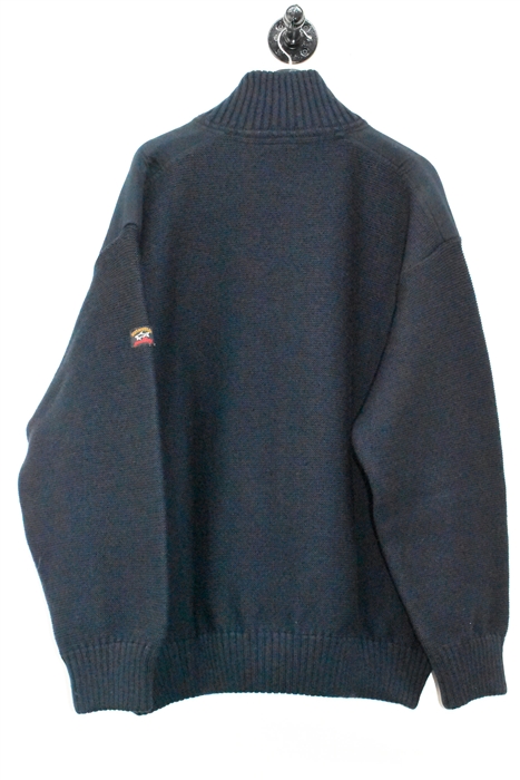 Navy Paul & Shark Zippered Sweater, size 3XL
