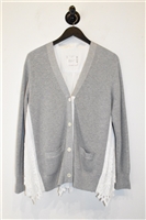 Gray & White Sacai Cardigan, size M