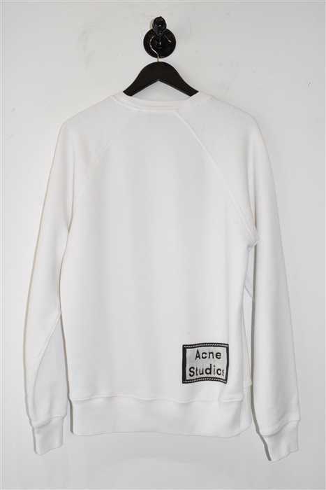 Soft White Acne Studios Sweatshirt, size XS