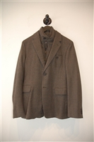 Brown Check Prada Sport Coat, size 36