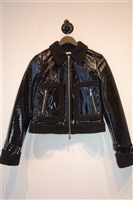 Shiny Black Rebecca Minkoff Jacket, size S