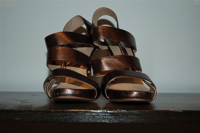 Bronze Valentino Sandal, size 10.5