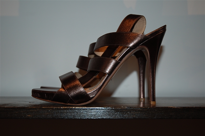 Bronze Valentino Sandal, size 10.5