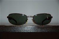 Gunmetal Moschino Sunglasses, size O/S