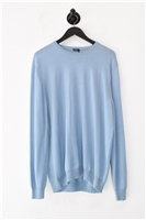 Powder Blue Kiton Cashmere Sweater, size XL