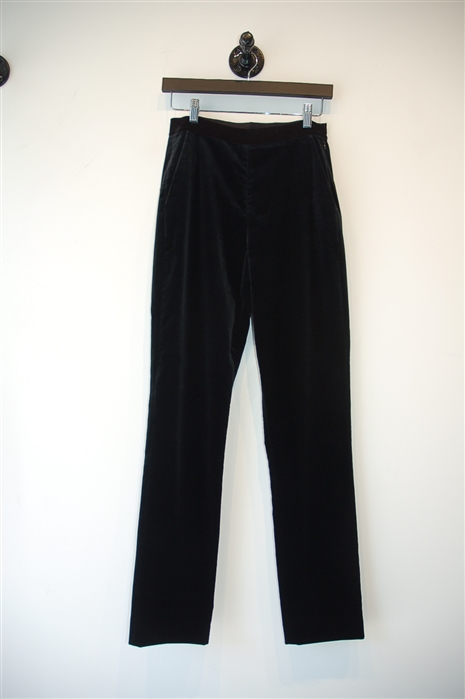 Black Velvet Maje Trousers, size 8