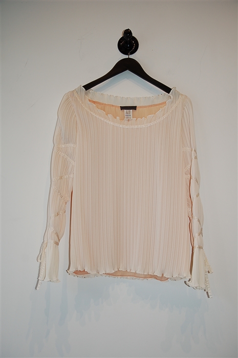Cream Alberta Ferretti Blouse, size 10