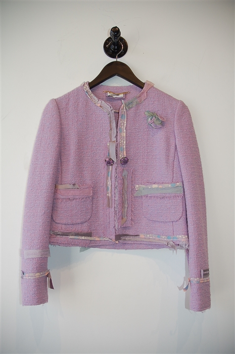 Lilac Moschino Skirt Suit, size 4