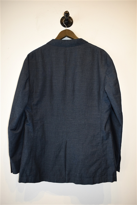 Dark Denim Burberry Sport Coat, size 44