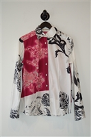 Multi-Pattern Etro Button Shirt, size 12