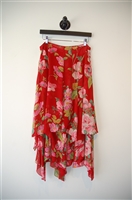 Floral Blumarine A-Line Skirt, size 8