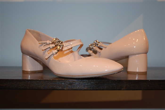 Blush Miu Miu Mary Janes, size 8.5