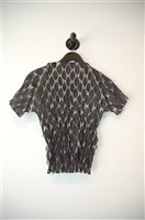 Black & Off-White Issey Miyake - Vintage Short-Sleeved Top, size S
