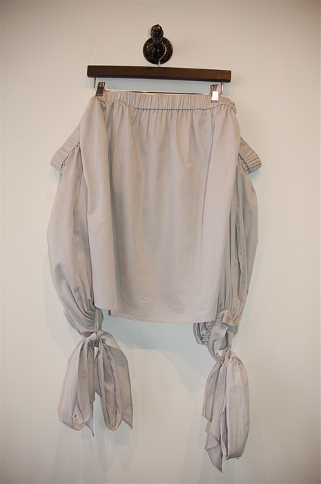 Silver Milly Off-Shoulder Top, size M