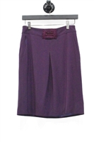 Aubergine Piazza Sempione Pencil Skirt, size 4
