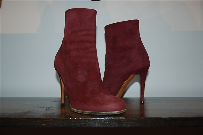 Burgundy Givenchy Ankle Boots, size 6