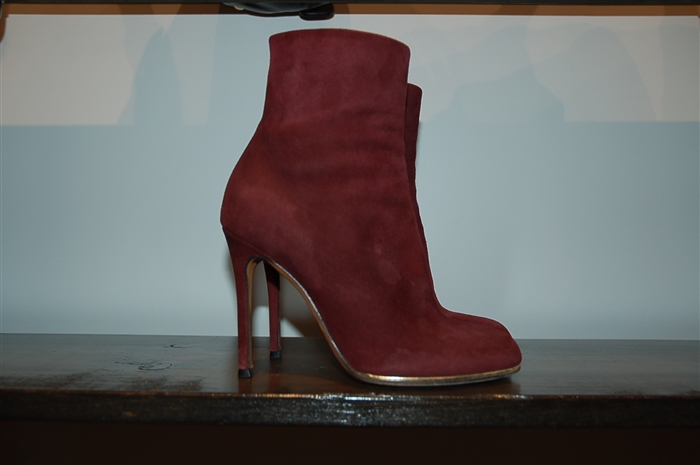 Burgundy Givenchy Ankle Boots, size 6