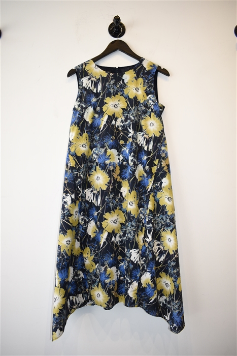 Floral Lafayette 148 Trapeze Dress, size S