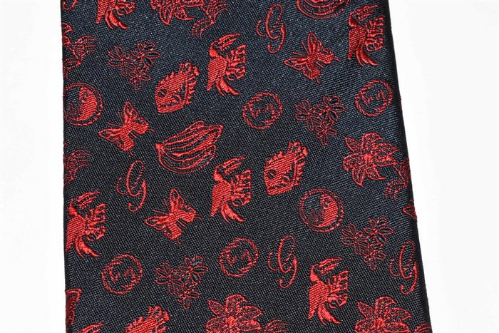 Navy Gucci Tie, size O/S