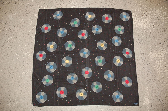 Black Fendi Scarf, size O/S
