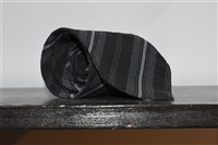Black Stripe Giorgio Armani - Vintage Tie, size O/S