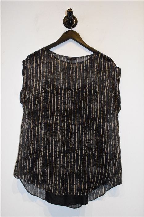 Navy Stripe Eileen Fisher Sleeveless, size S