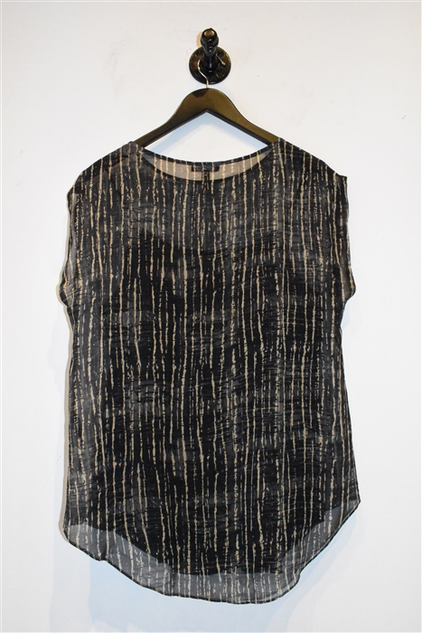 Navy Stripe Eileen Fisher Sleeveless, size S