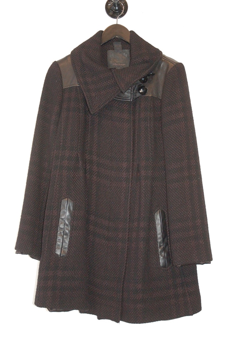 Basic Black Mackage Coat, size L