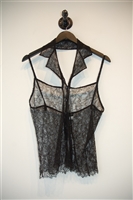Black Lace Chanel Sleeveless, size 6