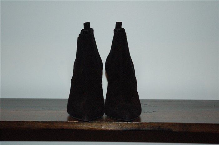 Black Suede Manolo Blahnik Booties, size 9