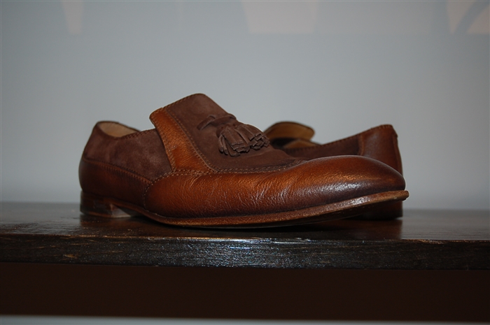 Burnished Brown Gucci Loafer, size 10.5