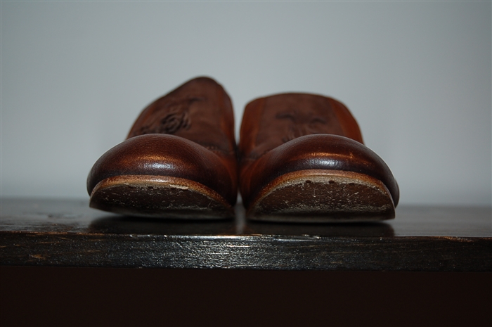 Burnished Brown Gucci Loafer, size 10.5