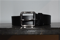 Black Leather Burberry Belt, size L